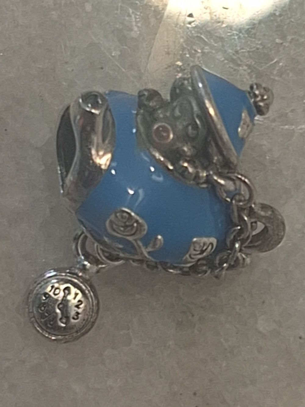 Pandora Alice In Wonderland Door Mouse Charm